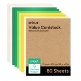 Value Cardstock, Botanicals Sampler - 8.5 in x 11 in (80 ct)