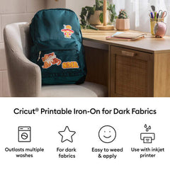 Printable Iron on, Dark Fabrics - 8.5 in x 11 in (6)