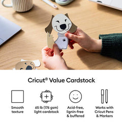 Cricut® Value Cardstock, White - 12 in x 12 in (50 ct)
