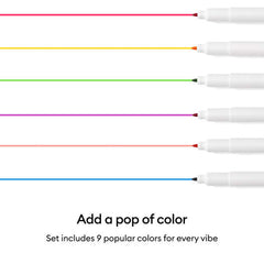 Cricut® Watercolor Marker & Brush Set (9 ct) + Adapter