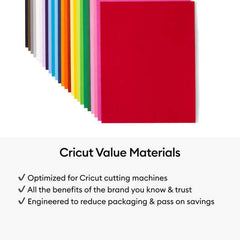 Value Cardstock, Rainbow Sampler - 8.5 in x 11 in (125 ct)