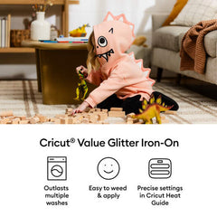 Value Glitter Iron-On, Party Sampler - 10 in x 12 in (6 ct)