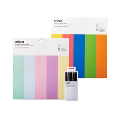 Cricut® Smart Paper™ Bright Bow and Pastels with Pens Bundle