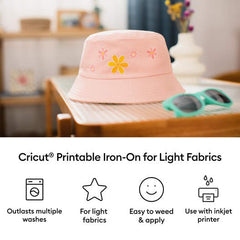 Printable Iron on, Light Fabrics - 8.5 in x 11 in (10)