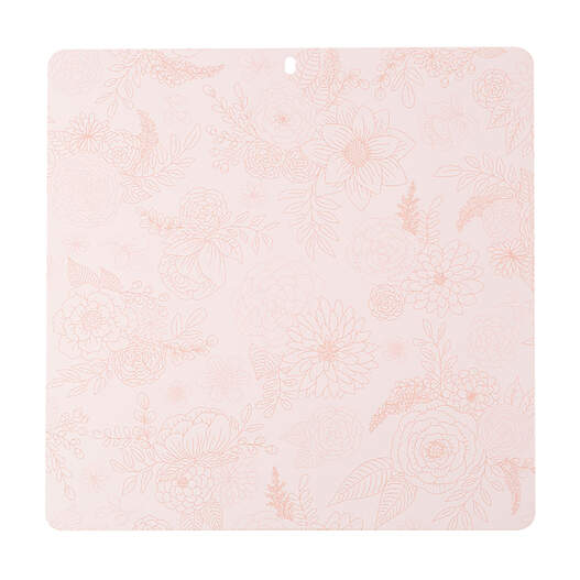 Decorative Self -Healing Mat, Rose - 12" x 12"