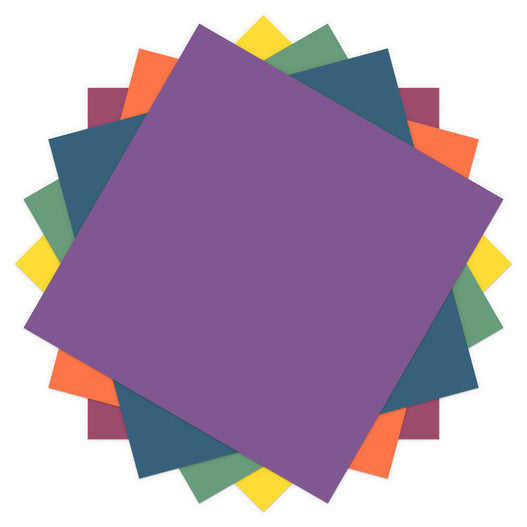 Cardstock Sampler, Jewel Tones - 12 in x 12 in (48 ct)