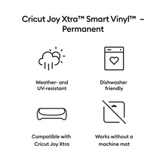 Cricut Joy Xtra™ Smart Vinyl™ – Permanent (3 ft)