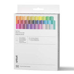 Cricut® Gel Pens 1.0 mm, Ultimate Sampler (30 ct) + Adapter
