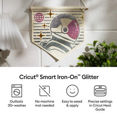 Cricut® Smart Iron-On™ Glitter Matless Heat Transfer Vinyl, Nebula Sampler - 13 in x 12 in (3 ct)