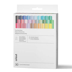 Cricut® Fine Point Pens 0.4 mm, Ultimate Sampler (30 ct) + Adapter