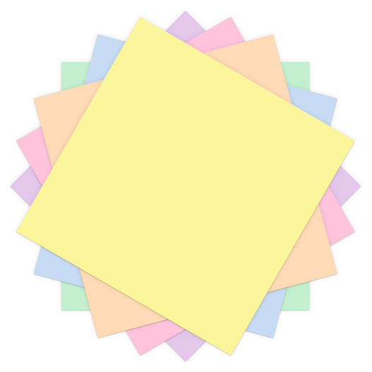 Cardstock Sampler, Pastel - 12 in x 12 in (48 ct)