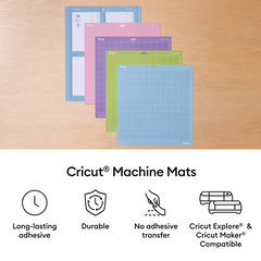 Cricut® Machine Mat Variety Pack - 12 in x 12 in (4 ct)