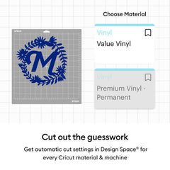 Cricut® Glossy Value Vinyl (12 in x 20 ft)