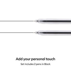 Cricut® Fine Point Pens 0.4 mm, Black (2 ct) + Adapter