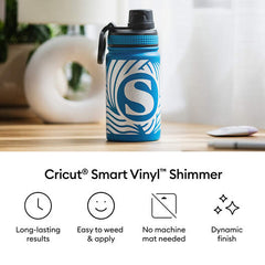 Cricut® Smart Vinyl™ Shimmer Matless Permanent Vinyl, Seaglass Sampler - 13 in x 12 in (3 ct)