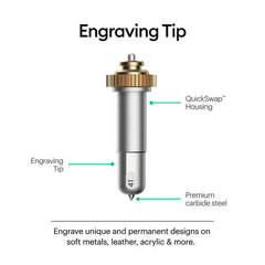 Engraving Tip + QuickSwap™ Housing